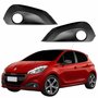 Par Grade Para-choque Peugeot 208 2017 2018 2019 2020 Com Friso Preto