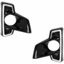 Par Grade Parachoque Toyota Hilux SRV 2018 2019 2020 Black Piano Com Moldura Cromada