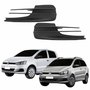 Par Grade Parachoque Vw Fox Spacefox 2015 Até 2019 Sem Furo