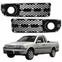 Par Grade Parachoque Vw Saveiro G3 2003 2004 2005 Com Furo Fase 2