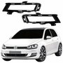 Par Grade Superior Parachoque Vw Golf 2014 2015 2016 2017 Com Moldura Cromada