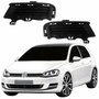 Par Grade Superior Parachoque Vw Golf 2014 2015 2016 2017 Sem Furo
