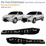 Par Guia Parachoque Dianteiro Renault Sandero 2008 Até 2014