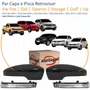 Par Kit Capa Com Pisca Retrovisor Vw Fox Gol Saveiro Voyage 2013 Até 2016 Golf Up 2013 2014 Liso