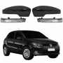 Par Kit Capa Com Pisca Retrovisor Vw Gol G6 2013 Até 2016 Liso