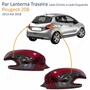 Par Lanterna Peugeot 208 2013 Até 2018 Fumê