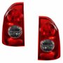 Par Lanterna Traseira Bicolor Chevrolet Montana 2003 Até 2010 Bicolor Fume