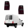 Par Lanterna Traseira Fiat Fiorino 1986 Até 1997 Carto Fumê