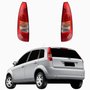 Par Lanterna Traseira Ford Fiesta Hatch 2003 2004 2005 2006 2007 Bicolor