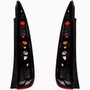 Par Lanterna Traseira Ford Fiesta Hatch 2003 2004 2005 2006 2007 Bicolor