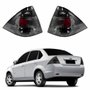 Par Lanterna Traseira Ford Fiesta Sedan 2011 Até 2016 Fumê