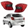 Par Lanterna Traseira Ford Ka Hatch 2015 Até 2018 Fumê