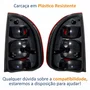 Par Lanterna Traseira Gm Corsa Sedan Classic 2000 Até 2010 Bicolor Cristal