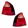 Par Lanterna Traseira Gm Corsa Sedan Frente Montana 2003 Até 2010 Ré Rosa