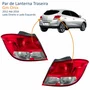 Par Lanterna Traseira Gm Onix 2012 Até 2016 Bicolor