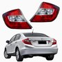 Par Lanterna Traseira Honda Civic 2012 2013 2014 2015 2016 Canto Bicolor