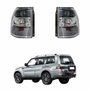 Par Lanterna Traseira Mitsubishi Pajero Full 4P 2007 Até 2014 Bicolor Cristal