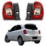 Par Lanterna Traseira Nissan March 2016 2017 2018 2019 2020 Bicolor