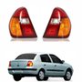 Par Lanterna Traseira Renault Clio Sedan 2000 Até 2005 Tricolor