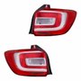 Par Lanterna Traseira Renault Logan 2014 Até 2019 Bicolor Cristal
