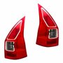 Par Lanterna Traseira Renault Megane Grantour 2010 2011 2012 Bicolor Cristal Com Friso Cromado