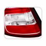 Par Lanterna Traseira Renault Sandero 2012 2013 2014 Bicolor Com Friso Cromado