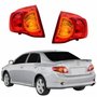 Par Lanterna Traseira Toyota Corolla 2008 2009 2010 2011 Canto Pisca Âmbar