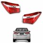 Par Lanterna Traseira Toyota Corolla 2015 2016 2017 Canto Bicolor Cristal Sem Led