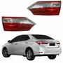 Par Lanterna Traseira Toyota Corolla 2015 2016 2017 Tampa Bicolor Com Led