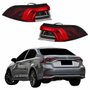 Par Lanterna Traseira Toyota Corolla 2020 2021 2022 2023 Canto Bicolor Sem Led
