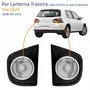 Par Lanterna Traseira Vw Golf 2008 Até 2013 Tampa Fumê/Cristal