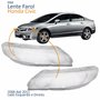 Par Lente Farol Honda Civic 2006 Até 2011 Modelo Valeo
