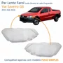 Par Lente Farol Vw Saveiro G6 2014 Até 2016 Simples