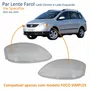 Par Lente Farol Vw Spacefox 2005 Até 2009 Simples
