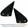 Par Moldura Acabamento Retrovisor Gm Onix 2020 2021 2022 2023 2024 Texturizado