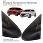 Par Moldura Acabamento Retrovisor Gm Onix Prisma 2020 2021 2022 2023 2024 Texturizado