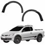 Par Moldura Dianteira Paralama E Parachoque Vw Saveiro G5 2009 Até 2013
