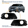 Par Moldura Grade Farol Auxiliar Gm Cobalt 2016 2017 2018 2019 2020 Com Furo