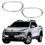 Par Moldura Grade Parachoque Fiat Toro 2016 2017 2018 2019 2020 Cromado