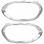 Par Moldura Grade Parachoque Fiat Toro 2016 2017 2018 2019 2020 Cromado