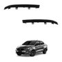 Par Moldura Grade Radiador Fiat Cronos 2018 Até 2023 Black Piano