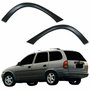 Par Moldura Para-lama Traseiro Gm Corsa Wagon 1996 Até 2007