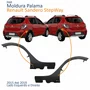 Par Moldura Paralama Traseira Renault Sandero Stepway 2015 2016 2017 2018 2019