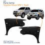 Par Para-lama Dianteiro Hilux Srv Sw4 2012 2013 2014 2015 Com Furo Pisca Moldura
