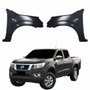 Par Paralama Dianteiro Nissan Frontier 2017 2018 2019 2020 2021 Com Furo Pisca