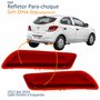 Par Refletor Para-choque Traseiro Gm Onix Joy 2017 2018 Adaptável