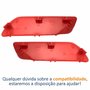 Par Refletor Para-choque Traseiro Gm Onix Joy 2017 2018 Adaptável