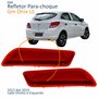 Par Refletor Para-choque Traseiro Gm Onix Ls 2012 2013 2014 2015 2016
