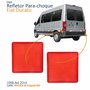 Par Refletor Parachoque Traseiro Fiat Ducato 1998 Até 2014