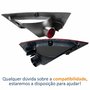 Par Refletor Parachoque Traseiro Ford Focus 2007 Até 2013 Com Luz de Ré